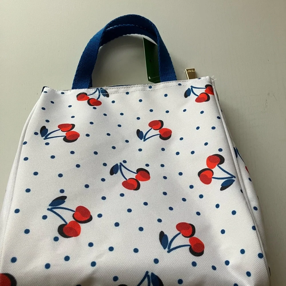 Kate Spade New York Vintage Cherry Dot Lunch Bag (NWT)